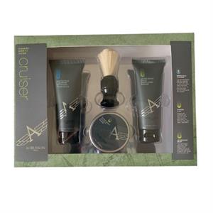 Gavesæt Aubusson Cruiser Grooming 100ml Aftershave Balm + 100ml Cleanser + 60g Soap + Shaving Brush